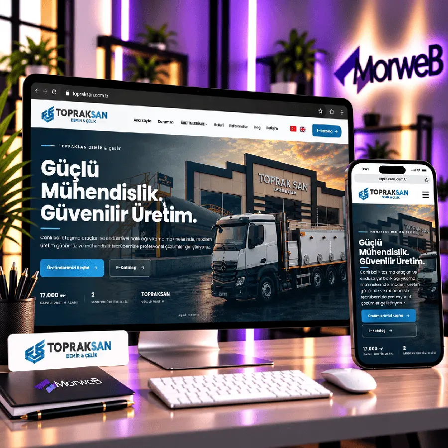 Topraksan Demir Çelik MorweB projesi